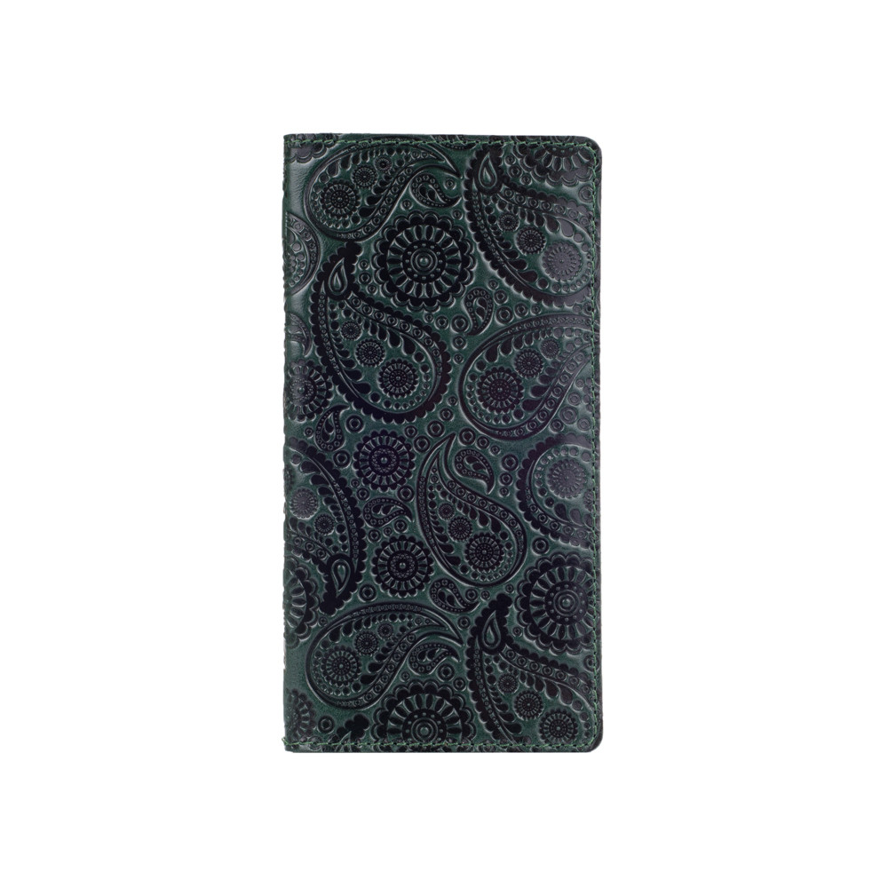 Кошелек Buta Art из глянцевой натуральной кожи и отделением для монет Зеленый (WP-05-C19-5406-T004)