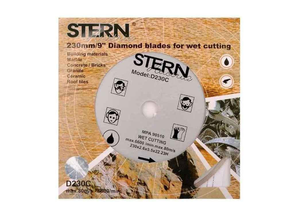 Диск алмазный Stern для плитки 230х22,2 мм D230C (943159) Диск алмазный Stern для плитки 230х22,2 мм D230C (943159)