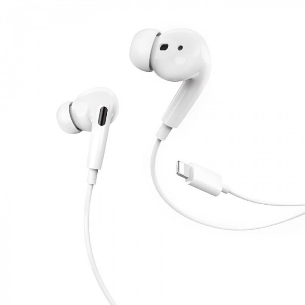 Наушники Lightning с микрофоном Borofone BM30 Pro Белый