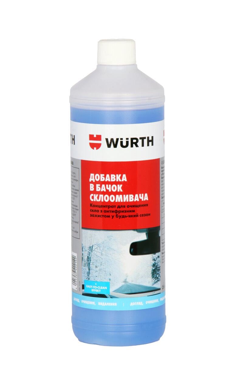 Омыватель стекла Wurth Plus зимний концентрат 1л Омыватель стекла Wurth Plus зимний концентрат 1л