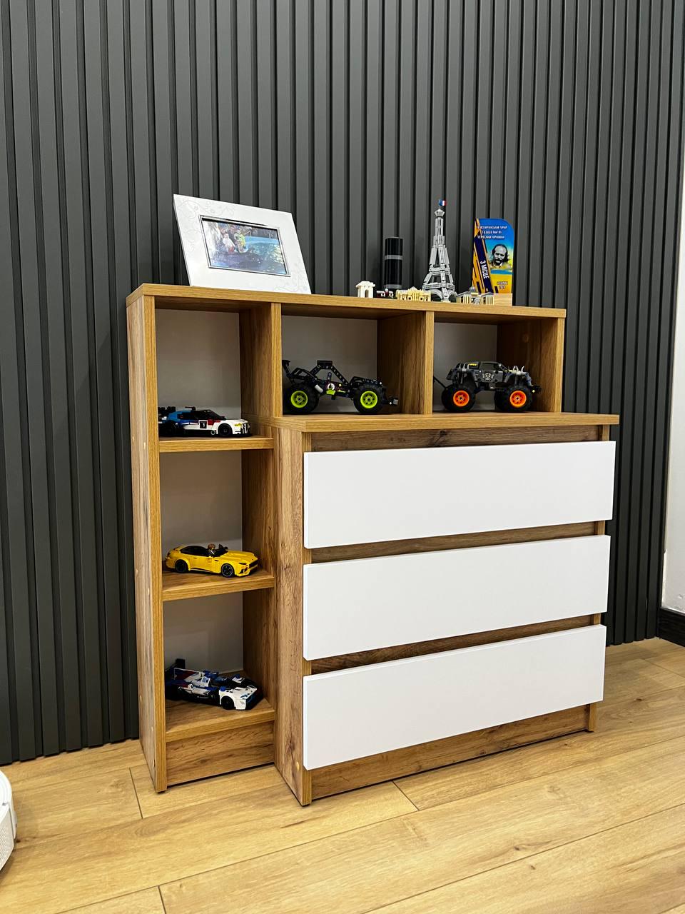 Комод Дженіфер 800х800х340 мм Дуб аппалачі/Німфеа альба - фото 6 Комод Дженіфер 800х800х340 мм Дуб аппалачі/Німфеа альба - фото 6