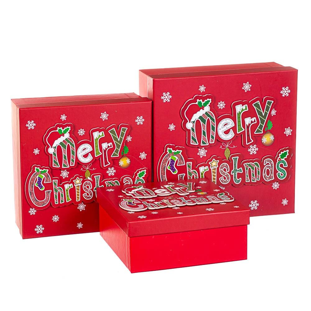 Набор коробок Elisey Merry Christmas 3 шт. (8211-006)