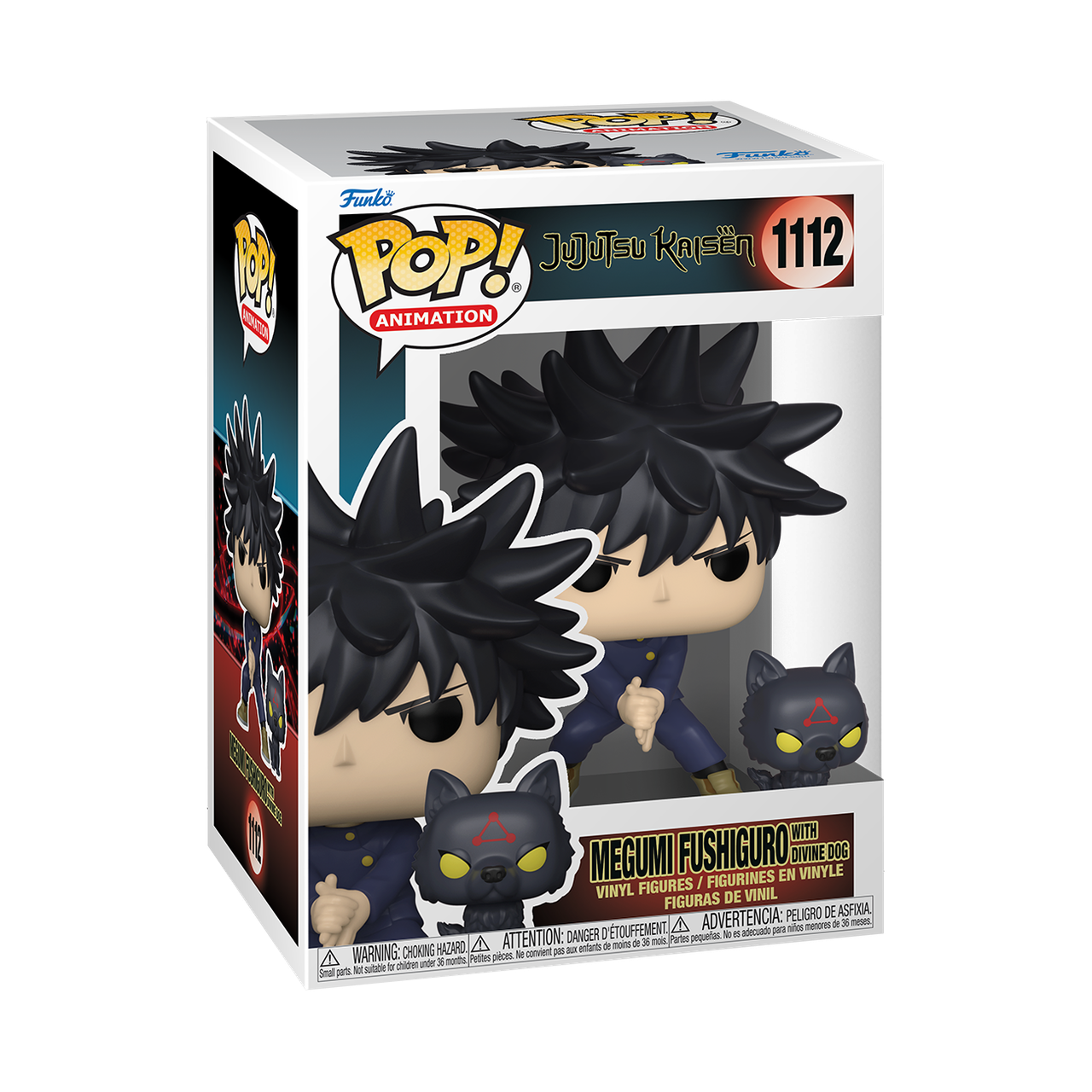 Дитяча ігрова фігурка Funko Pop Jujutsu Kaisen Megumi with Dogs 10 см (FP JK M 1112) - фото 3 Дитяча ігрова фігурка Funko Pop Jujutsu Kaisen Megumi with Dogs 10 см (FP JK M 1112) - фото 3