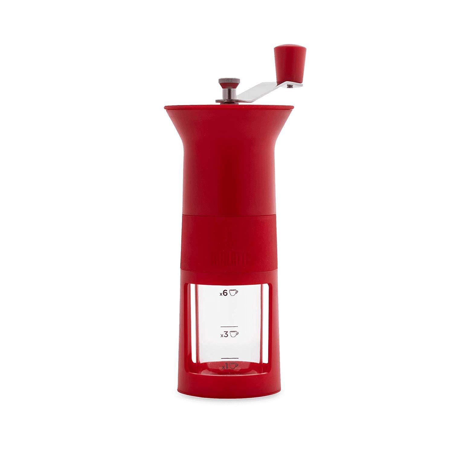 Кофемолка жерновая Bialetti MACINA CAFFE ROSSA ручная