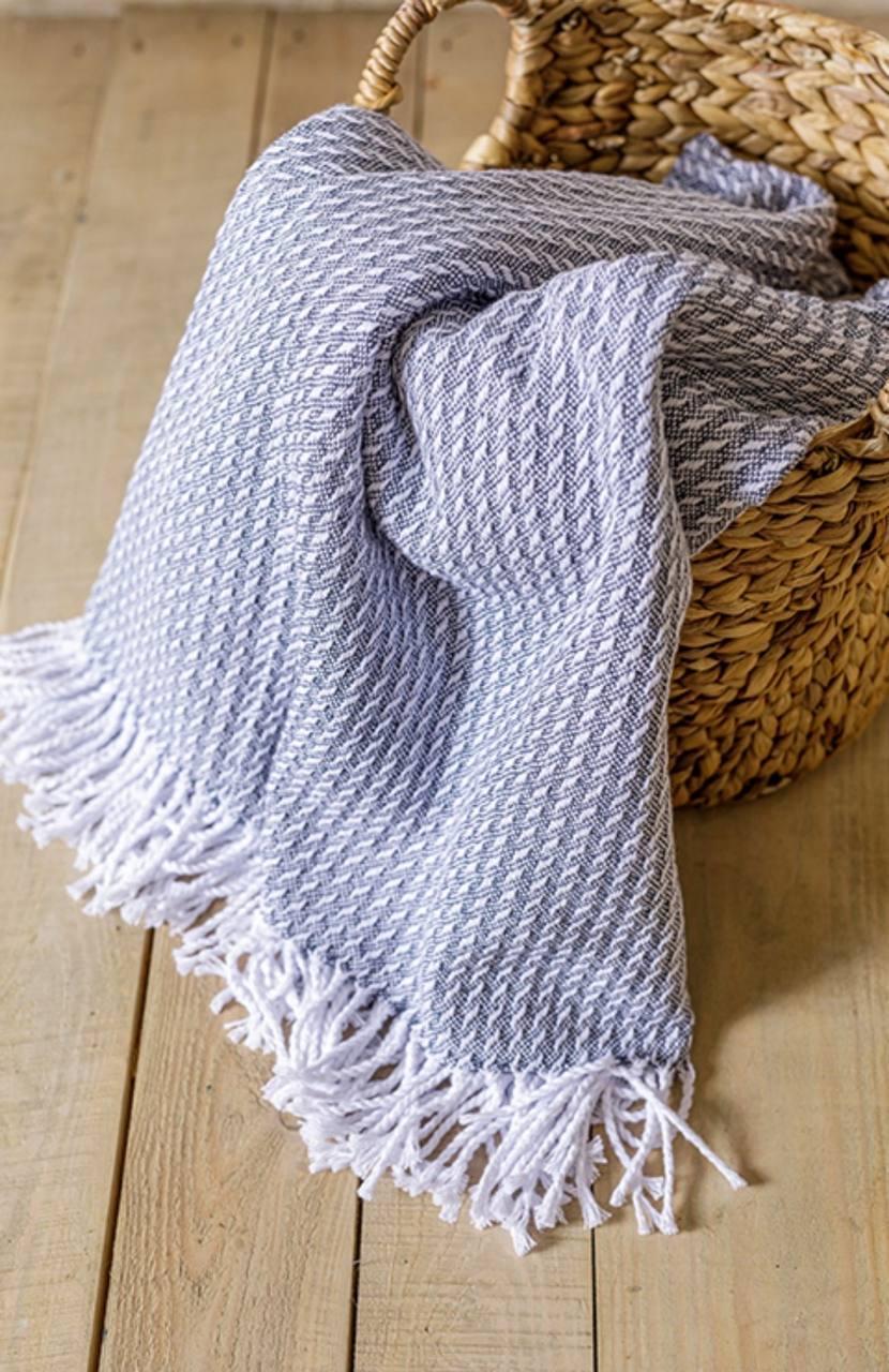 Покривало бавовняне літнє полуторне 140х200 см Сірий