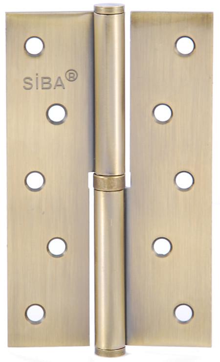 Петля дверная Siba 125 мм левая Античная бронза (1 ВВ 5" Х 3" Х 2,5ММ FHP R AB)