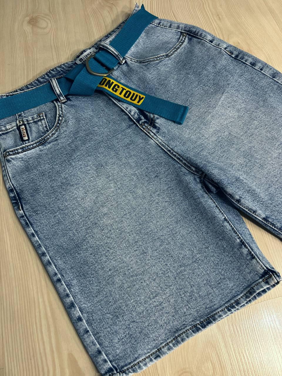 Шорти жіночі джинсові Liana 440 бермуди р. 33 Блакитний (26852054) - фото 4 Шорти жіночі джинсові Liana 440 бермуди р. 33 Блакитний (26852054) - фото 4