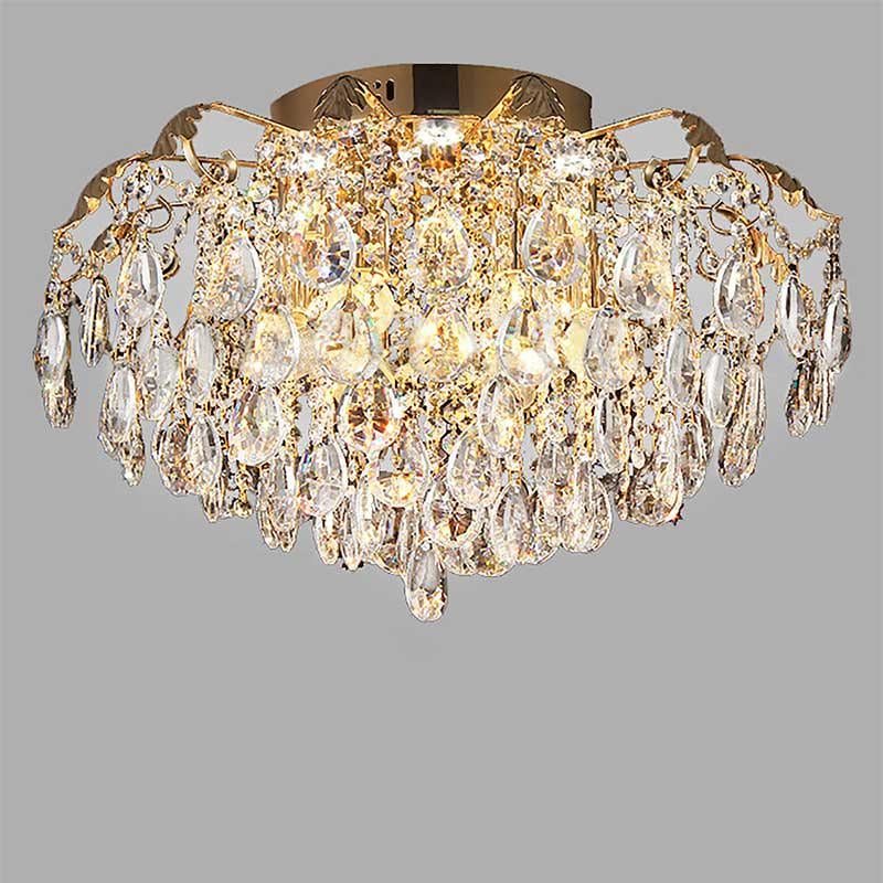 Люстра потолочная хрустальная Light House NM-15656/8+8 D650 Золото