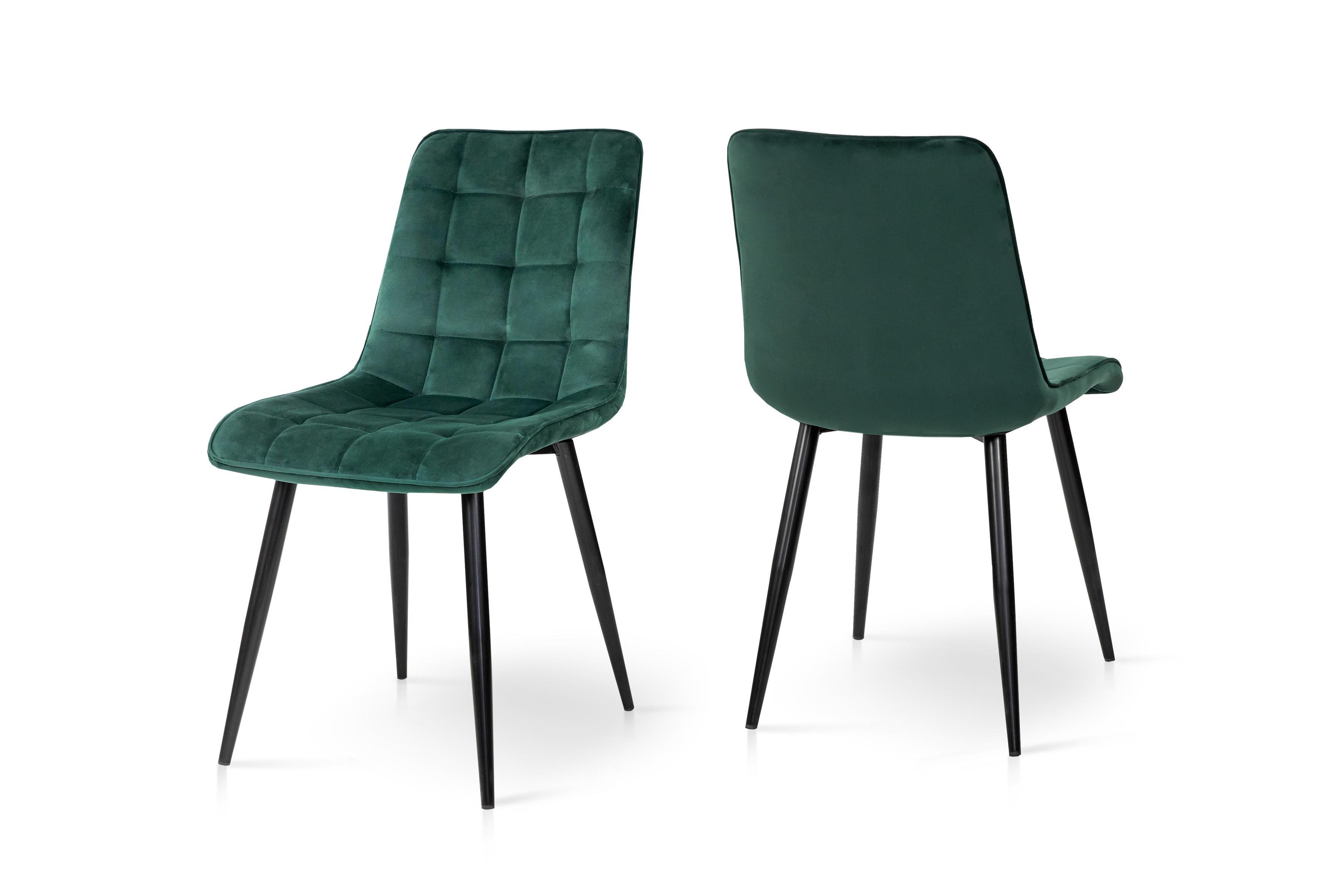 Стілець для кухні та вітальні ГРЕЙС Віллі 480х890х560 мм Чорний/Зелений (GAА0057595) - фото 6 Стілець для кухні та вітальні ГРЕЙС Віллі 480х890х560 мм Чорний/Зелений (GAА0057595) - фото 6