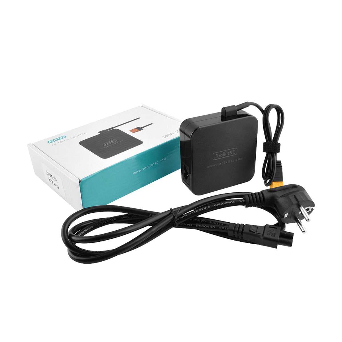 Блок питания ToolKitRC ADP100 100W 20V 5A с разъемом XT60 для FPV M6D/M8P/M7 Black (18764)