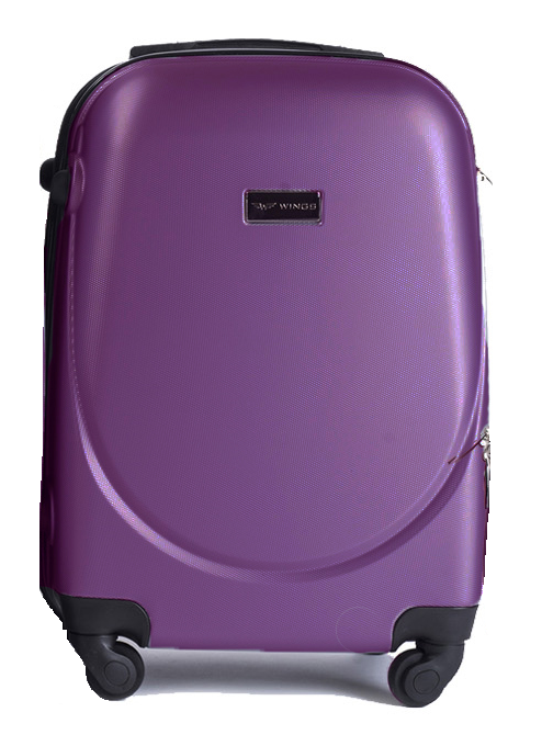 Чемодан Wings 310 мини 51х35х20 см ручная кладь на 4 колесах Сливовый