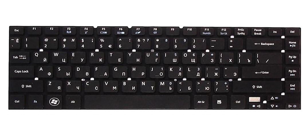 Клавиатура для ноутбука Acer Aspire 4755 матовая (KB.I140A.284)
