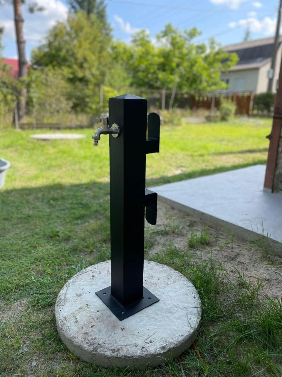 Садовая колонка с держателем под шланг для подключения к системе водоснабжения 700 мм (29236424) - фото 2 Садовая колонка с держателем под шланг для подключения к системе водоснабжения 700 мм (29236424) - фото 2