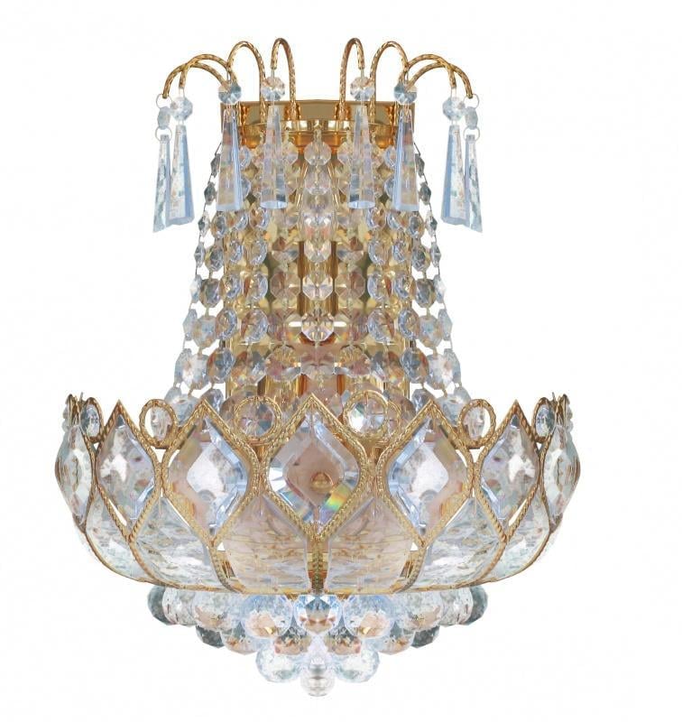 Бра настенное накладное Brille BCL-176W/3 хрустальное