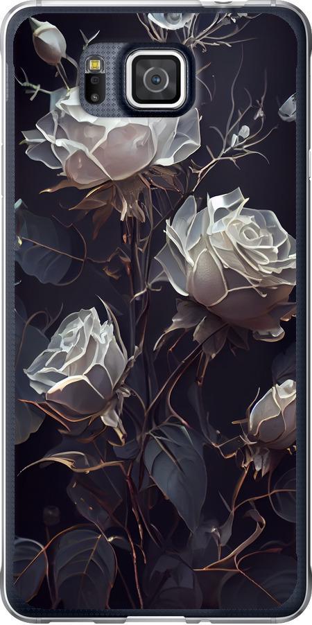 Чехол на Samsung Galaxy Alpha G850F Розы 2 (5550u-65-42517)