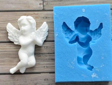 Молд силиконовый Ангел 35x50 мм Серый (4147) Молд силиконовый Ангел 35x50 мм Серый (4147)