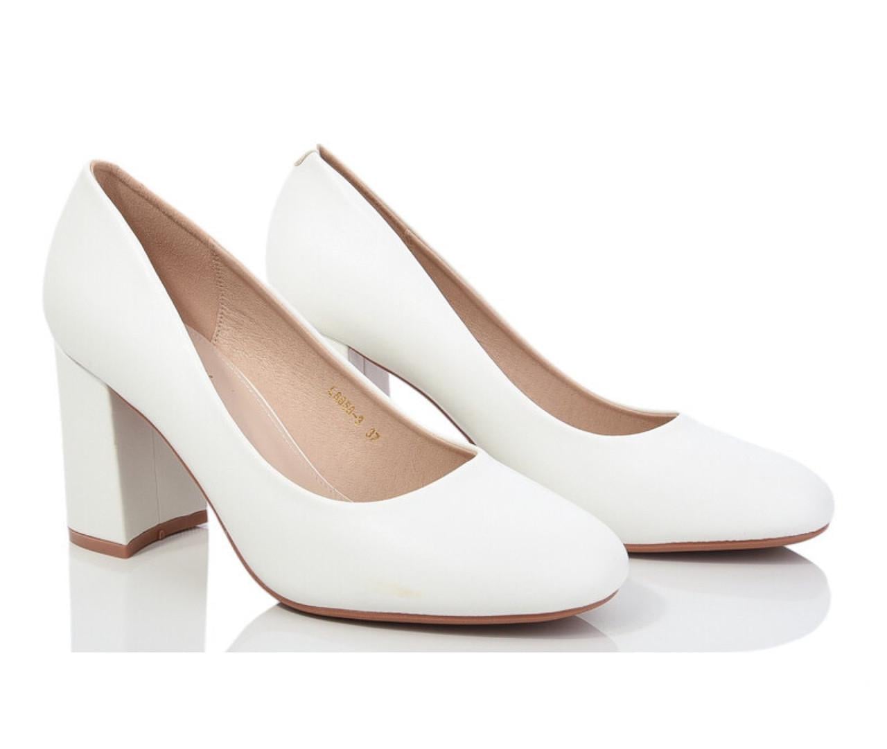 Туфлі жіночі Meideli L88583/39 р. 39 25,5 см Білий
