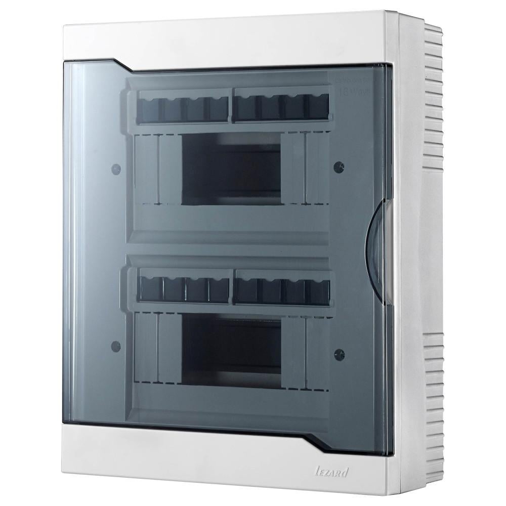 Щиток навесной Lezard пластиковый на 16 модулей Белый (23811957)