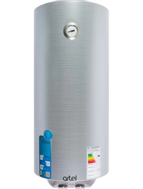 Бойлер ARTEL ART-WH-1.5-50 S STEEL 50 л 1500 Вт мокрый ТЭН Серый