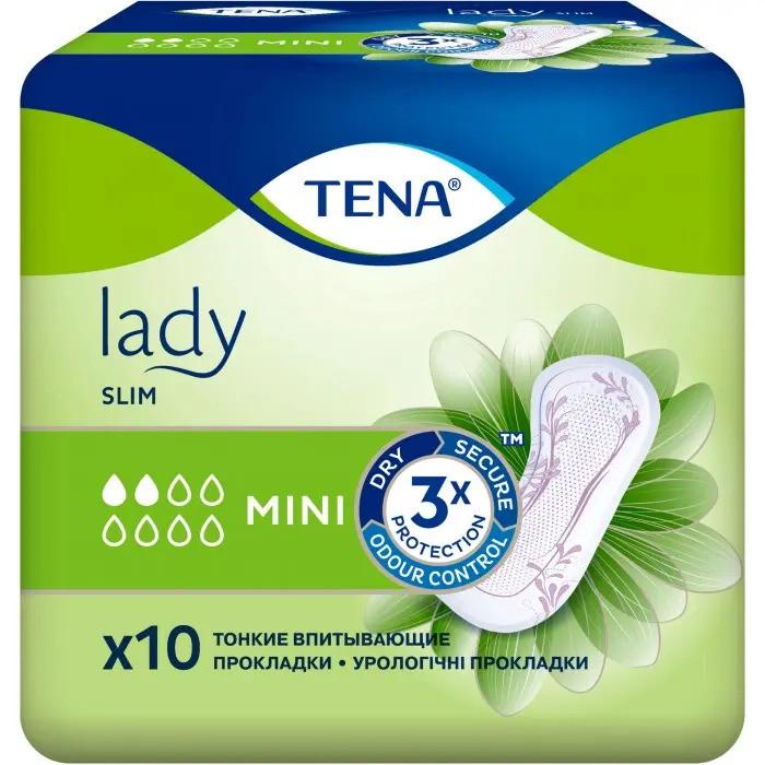 Прокладки урологические Tena Lady Slim Mini 2 капли 10 шт.