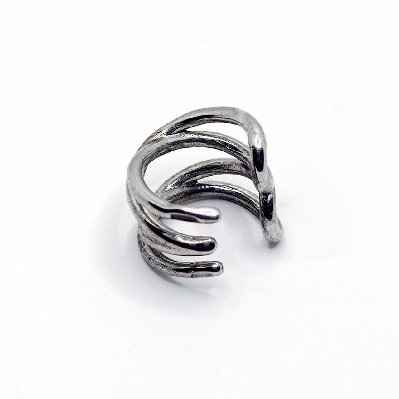 Сережки срібло кафа родій 925° 1,24 г (913-2422Р)