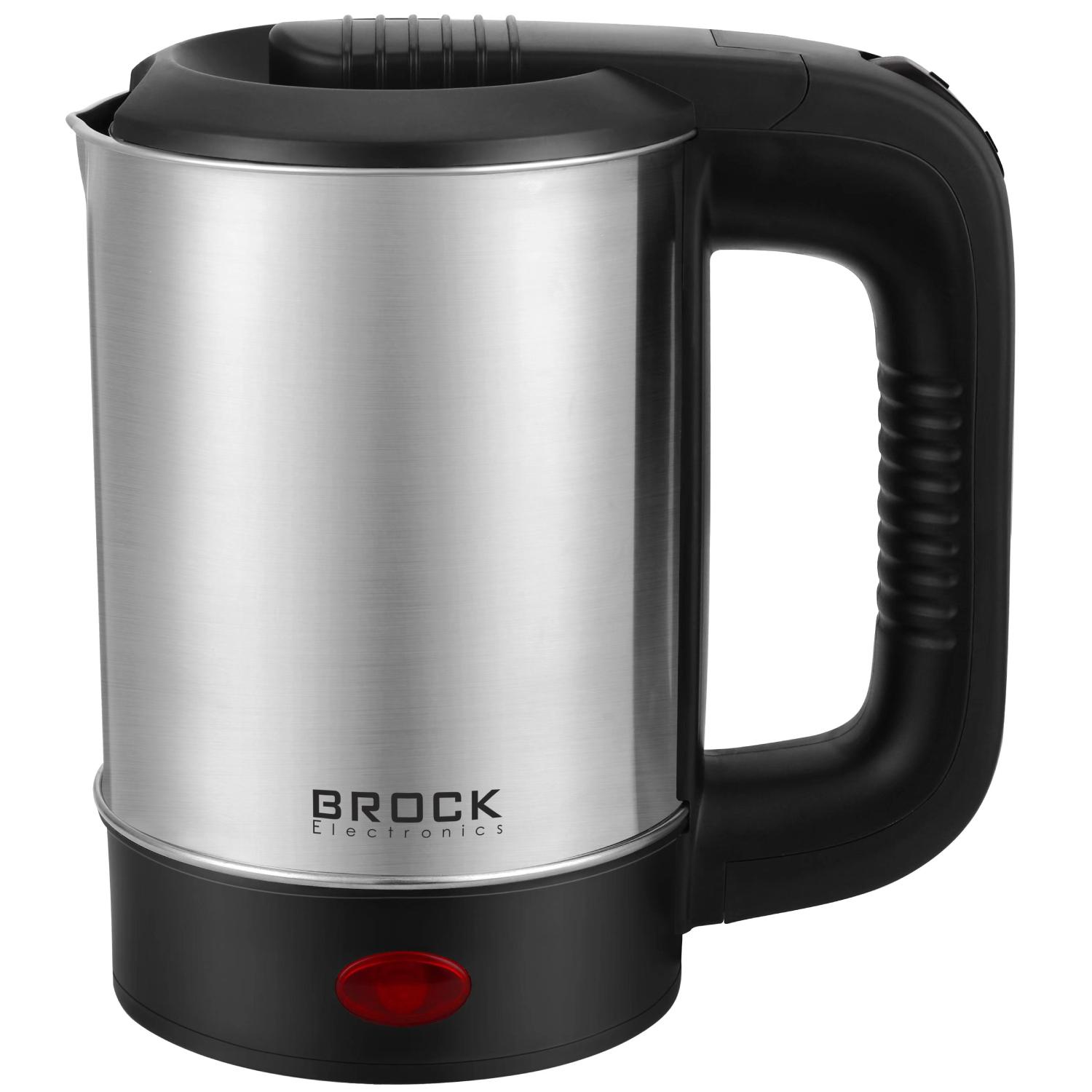 Електрочайник дорожній Brock WK 0903 S 500 Вт 0,5 л 2 чашки нержавіюча сталь (WK 0903 S_500)
