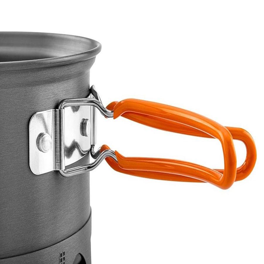 Туристический набор кастрюль Neo Tools 2в1 Серебристый/Оранжевый (63-144) - фото 4 Туристический набор кастрюль Neo Tools 2в1 Серебристый/Оранжевый (63-144) - фото 4