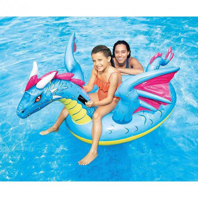 Надувний плотик Intex Дракон NP 201х191 см (57563) - фото 4 Надувний плотик Intex Дракон NP 201х191 см (57563) - фото 4