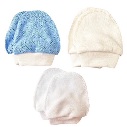 Набор дряпок для мальчика №12 3 шт. Молочно-синий (716-877)