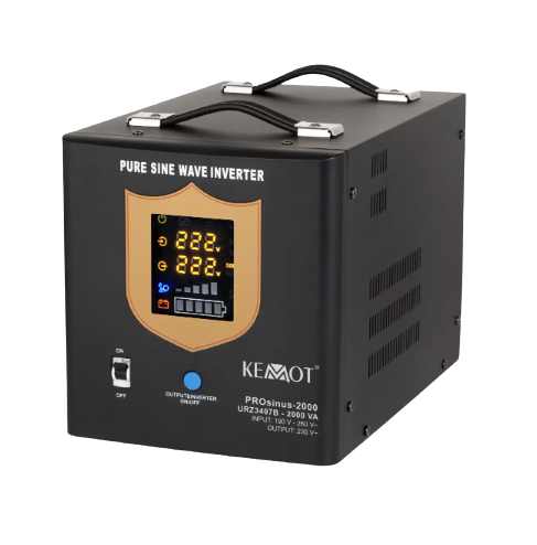 Инвертор гибридный Kemot PROsinus-2000 12V 230V 2000VA/1200W URZ3407B Инвертор гибридный Kemot PROsinus-2000 12V 230V 2000VA/1200W URZ3407B