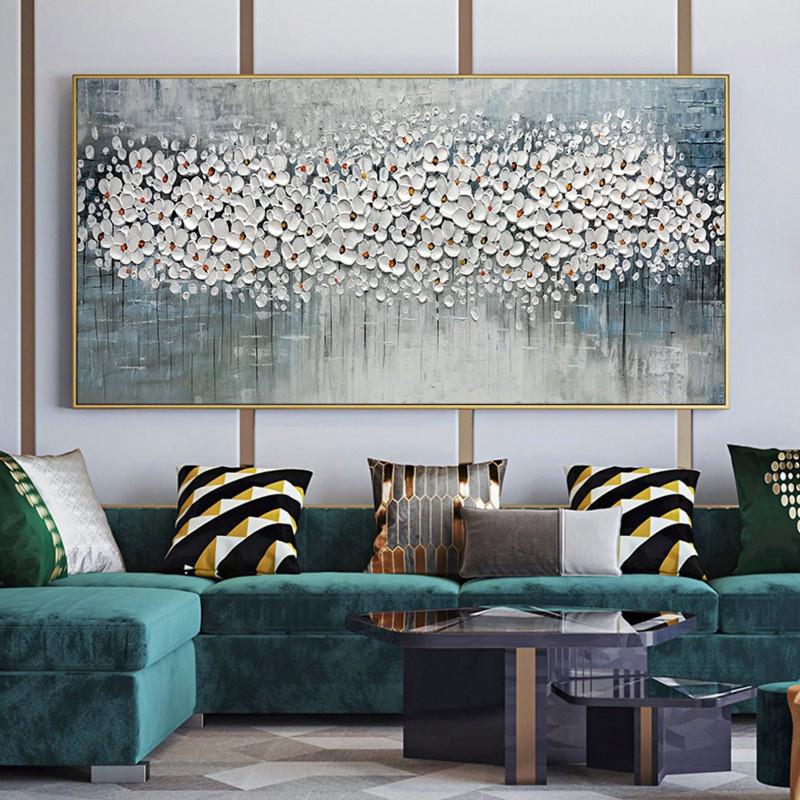 Картина на холсте ArtSale Цветы 50х100 см flwr0116