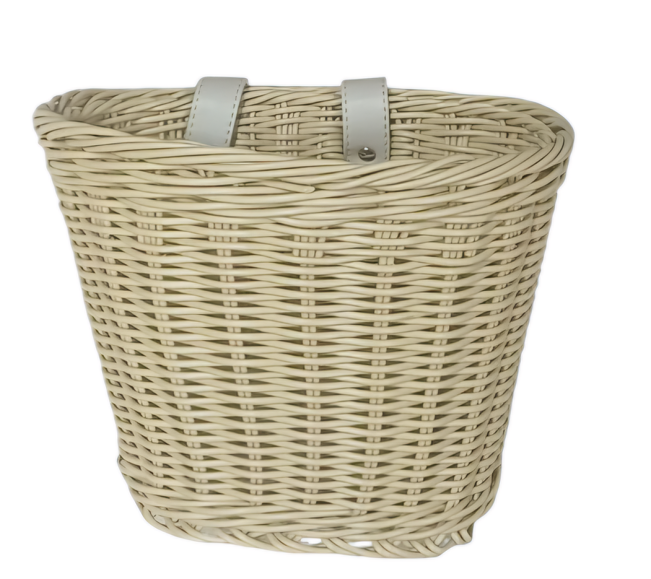 Плетений кошик Maraton Basket 20 см на кермо для самокату та дитячого велосипеда Бежевий