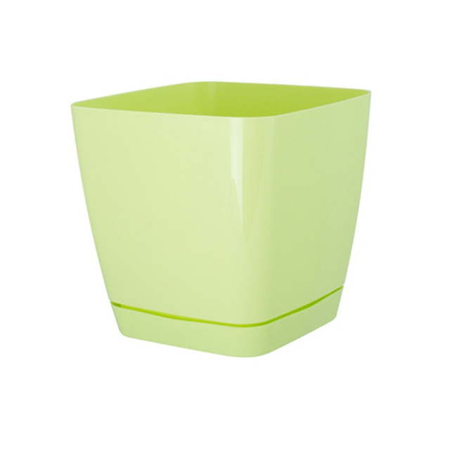 Горщик квадратний Toscana 25 см Лимонний (44422) - фото 1 Горщик квадратний Toscana 25 см Лимонний (44422) - фото 1