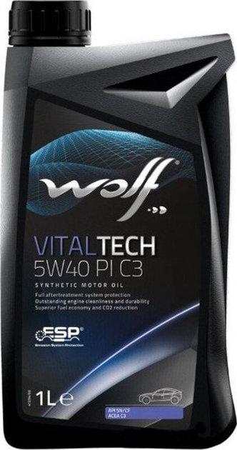 Моторное масло WOLF VitalTech PI C3 SN/CF 5W-40 1 л (8302817)