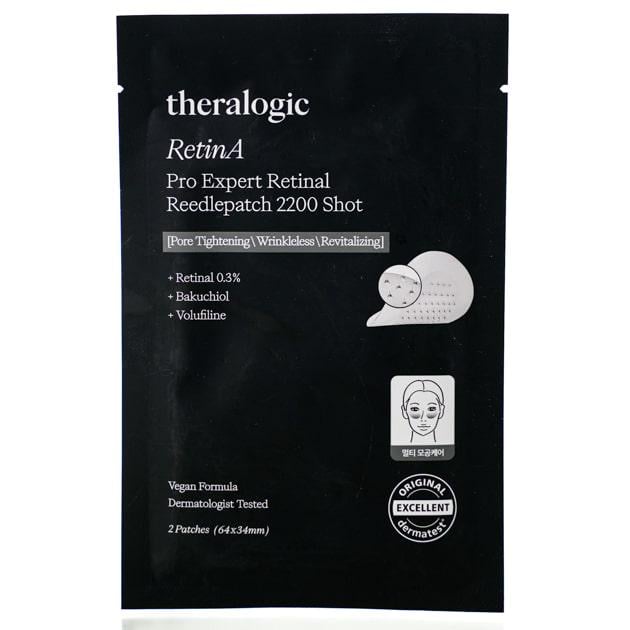 Патчі мікроголкові з ретиналем бакучиолом та пептидами Theralogic RetinA Pro Expert Retinal Reedlepatch 2200 Shot 2 шт.