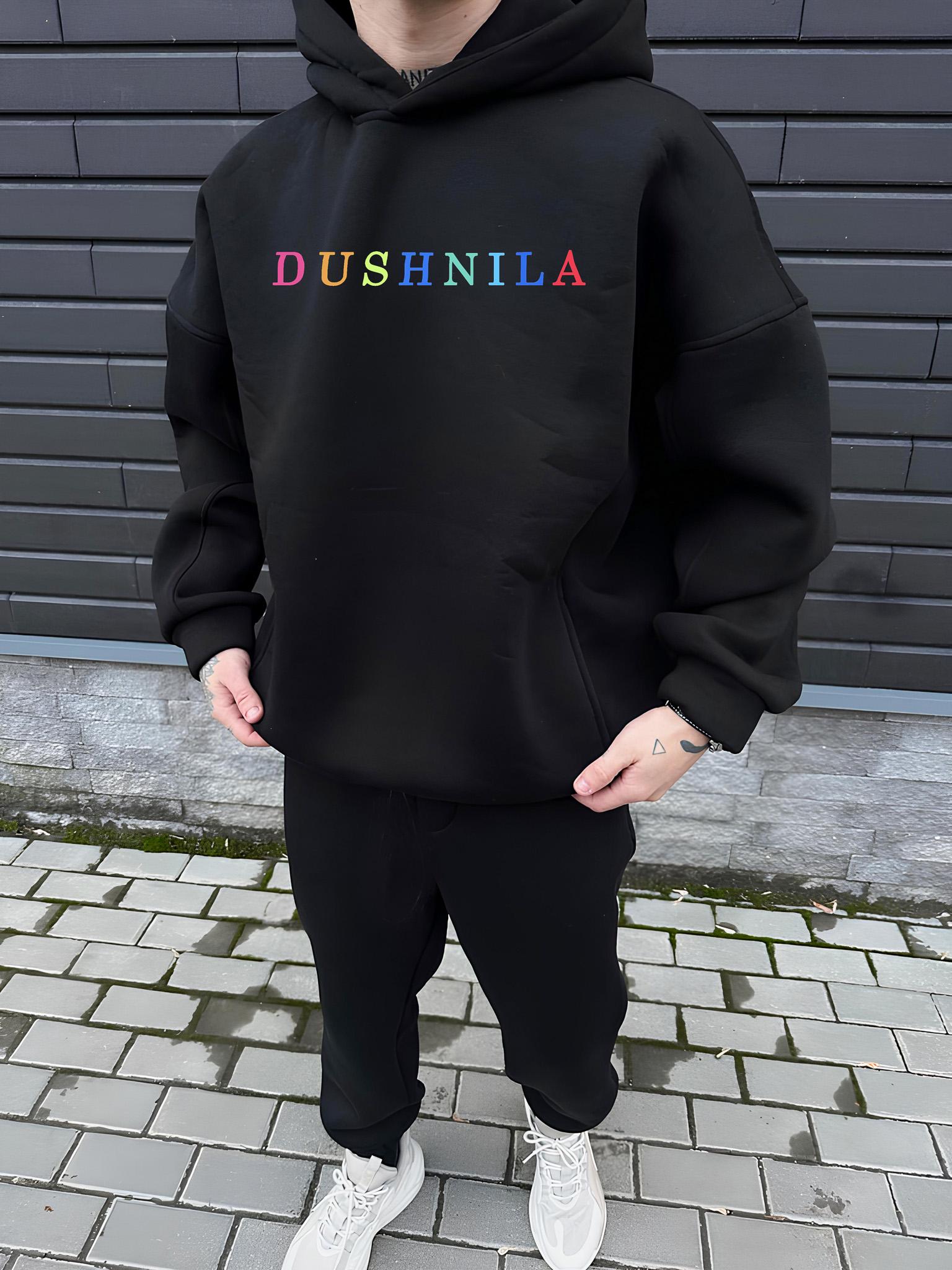 Худі оверсайз 66-528 з ДТФ-принтом S Чорний (34305) Худі оверсайз 66-528 з ДТФ-принтом S Чорний (34305)