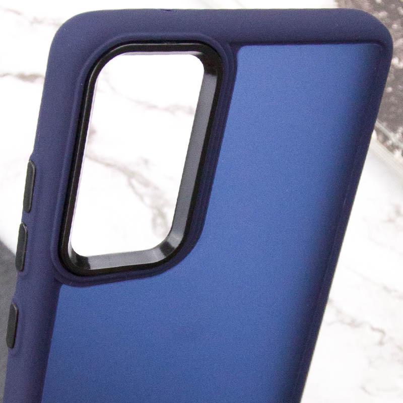 Противоударный Чехол TPU+PC Lyon Frosted для Samsung Galaxy S20 FE Navy Blue - фото 5