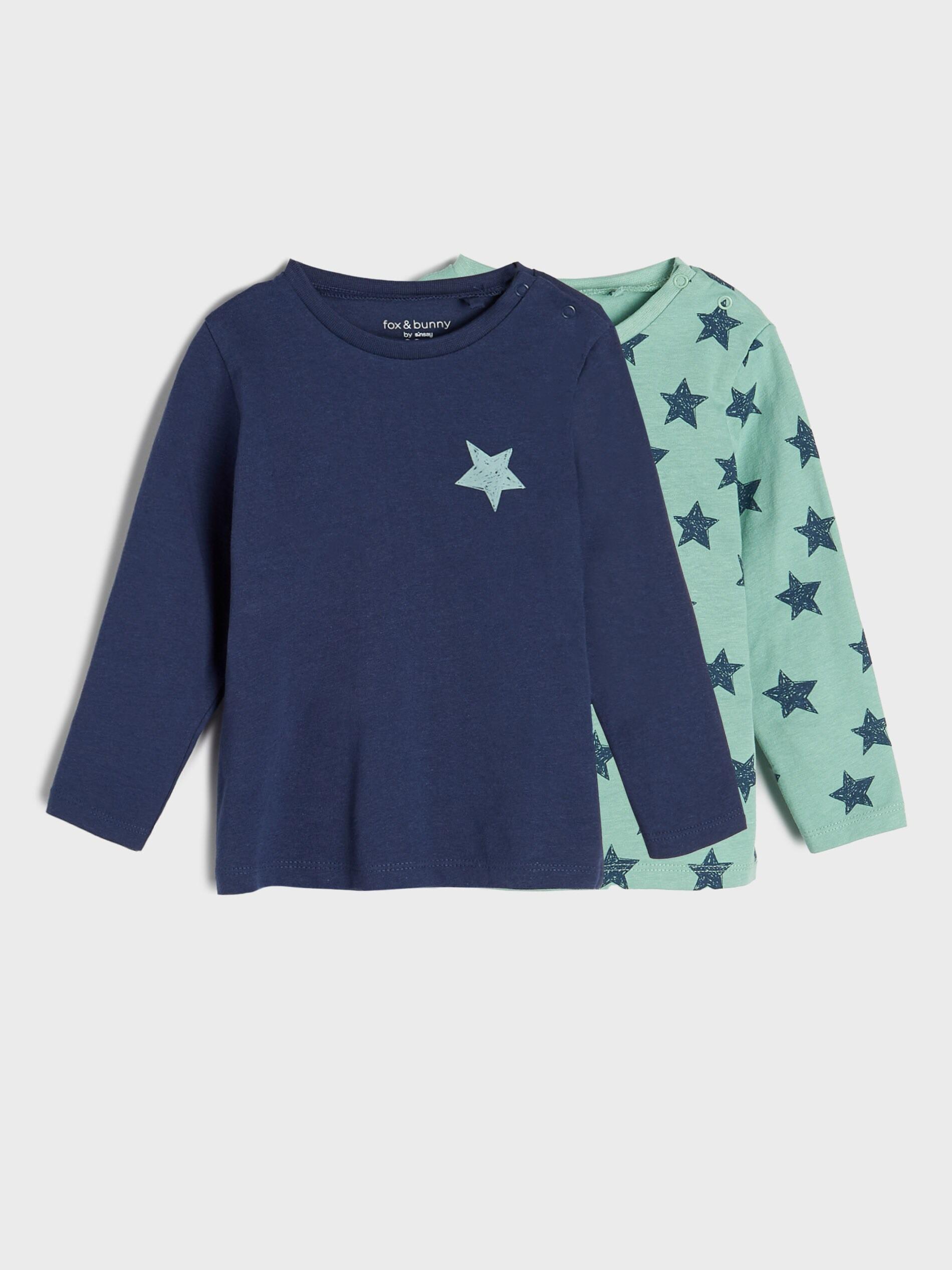 Комплект кофт Sinsay 4797J 68 см 2 шт. Синий/Зеленый