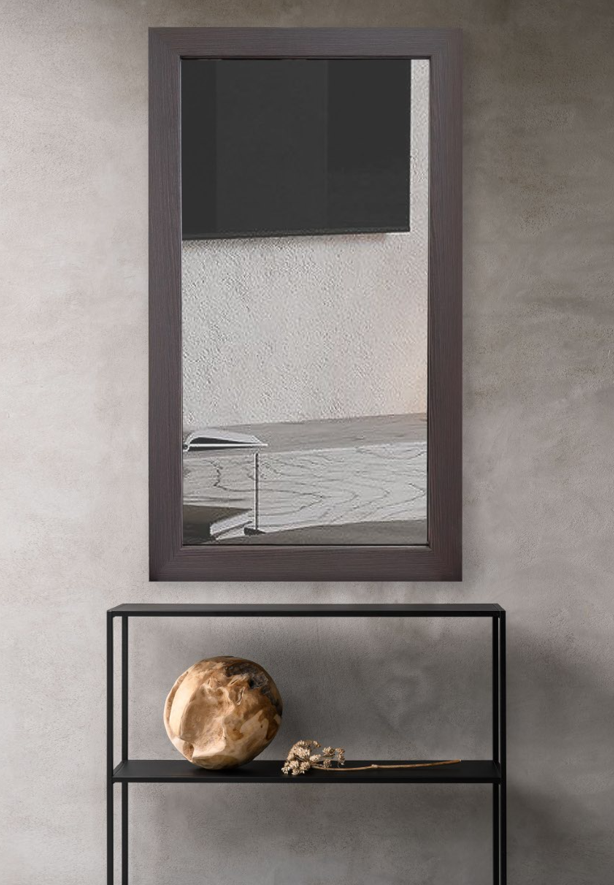 Дзеркало настінне CRYSTAL GLASS в рамці МДФ 1800 1350х800 мм Венге (С1851)