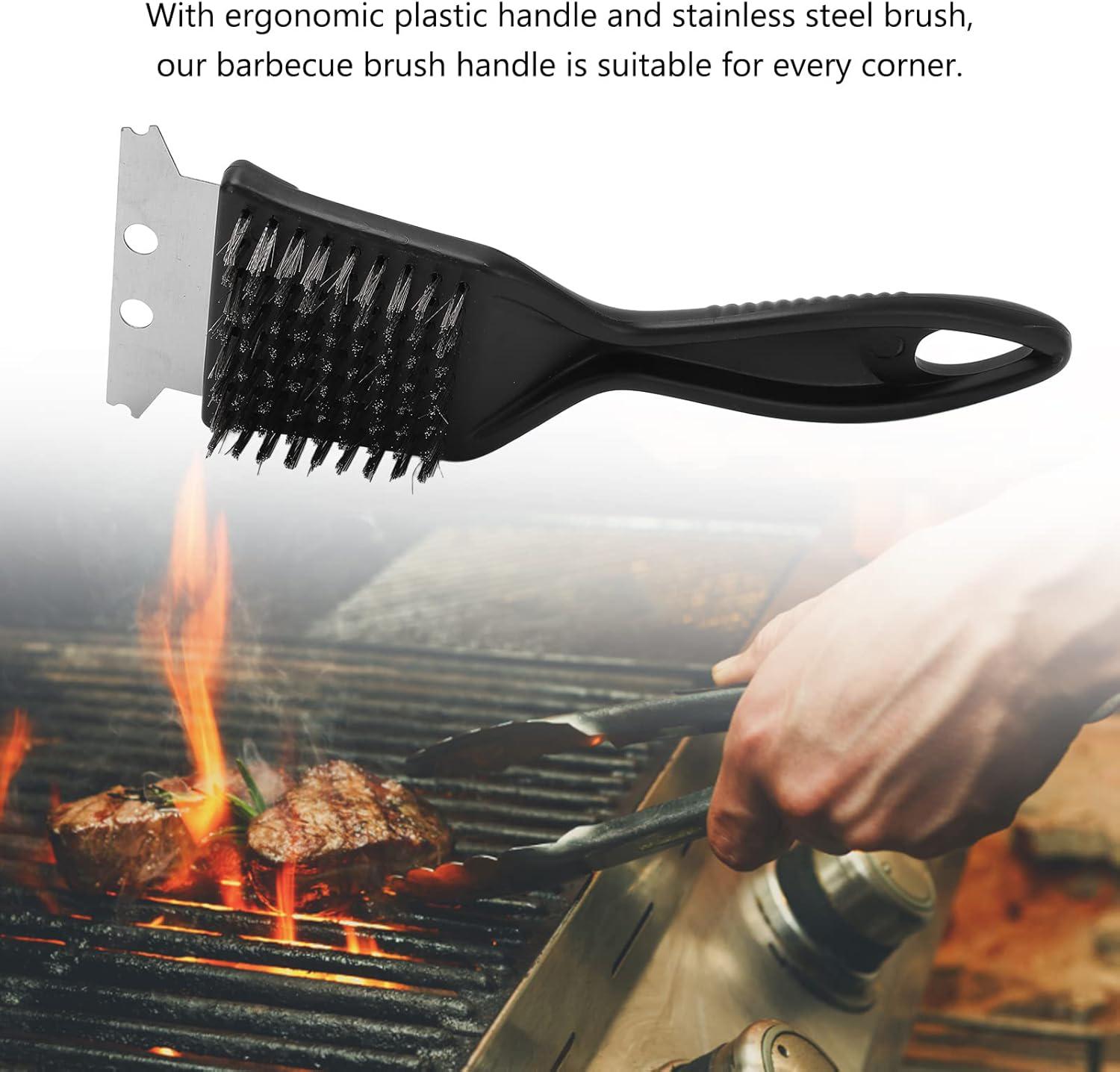 Щетка из нержавеющей стали для чистки гриля 20 см - фото 10 Щетка из нержавеющей стали для чистки гриля 20 см - фото 10