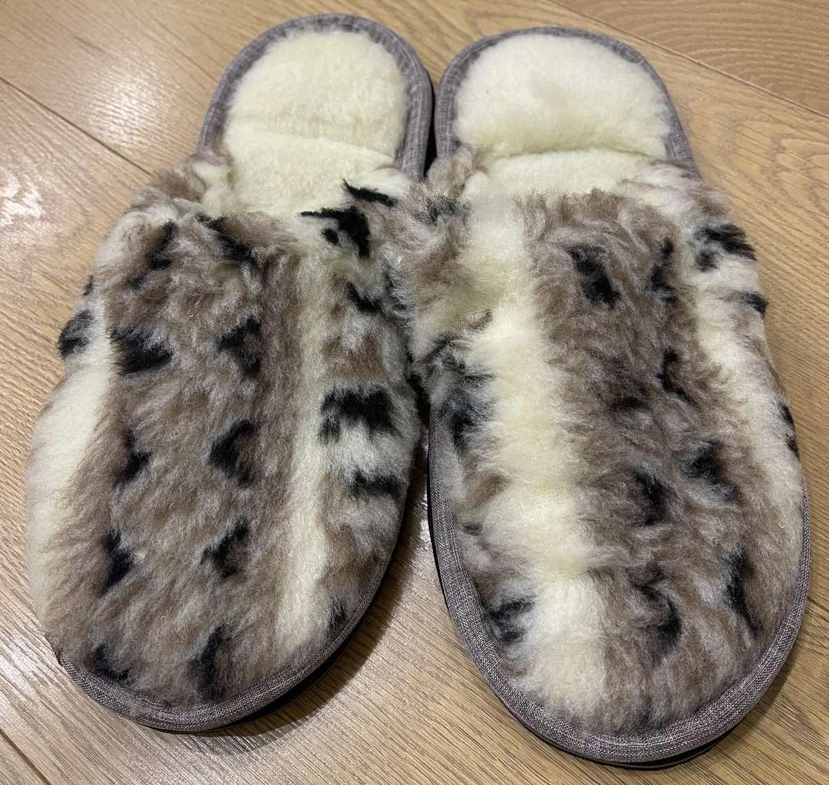 Домашние тапочки теплые из овечьей шерсти Орнамент р. 39 (26992975) Домашние тапочки теплые из овечьей шерсти Орнамент р. 39 (26992975)