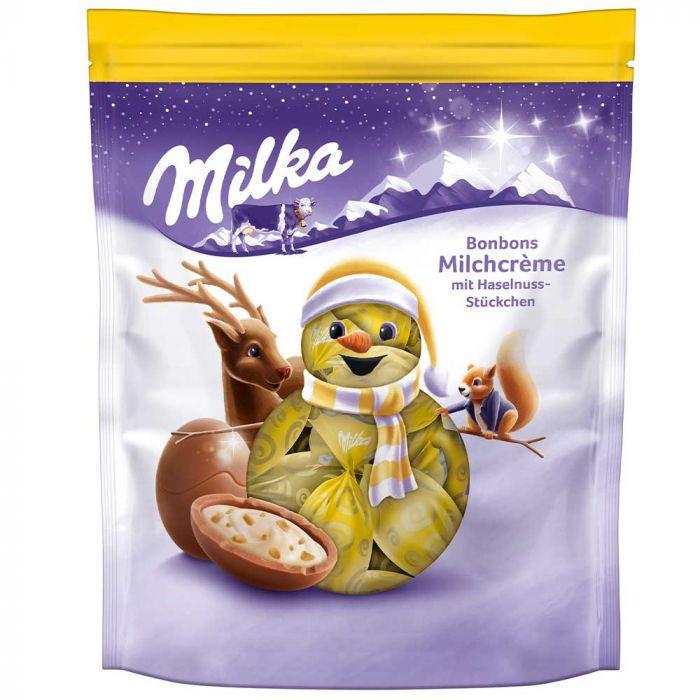 Конфеты новогодние Milka Bonbons Milk Creme Haselnuss 86 г (1304370209)
