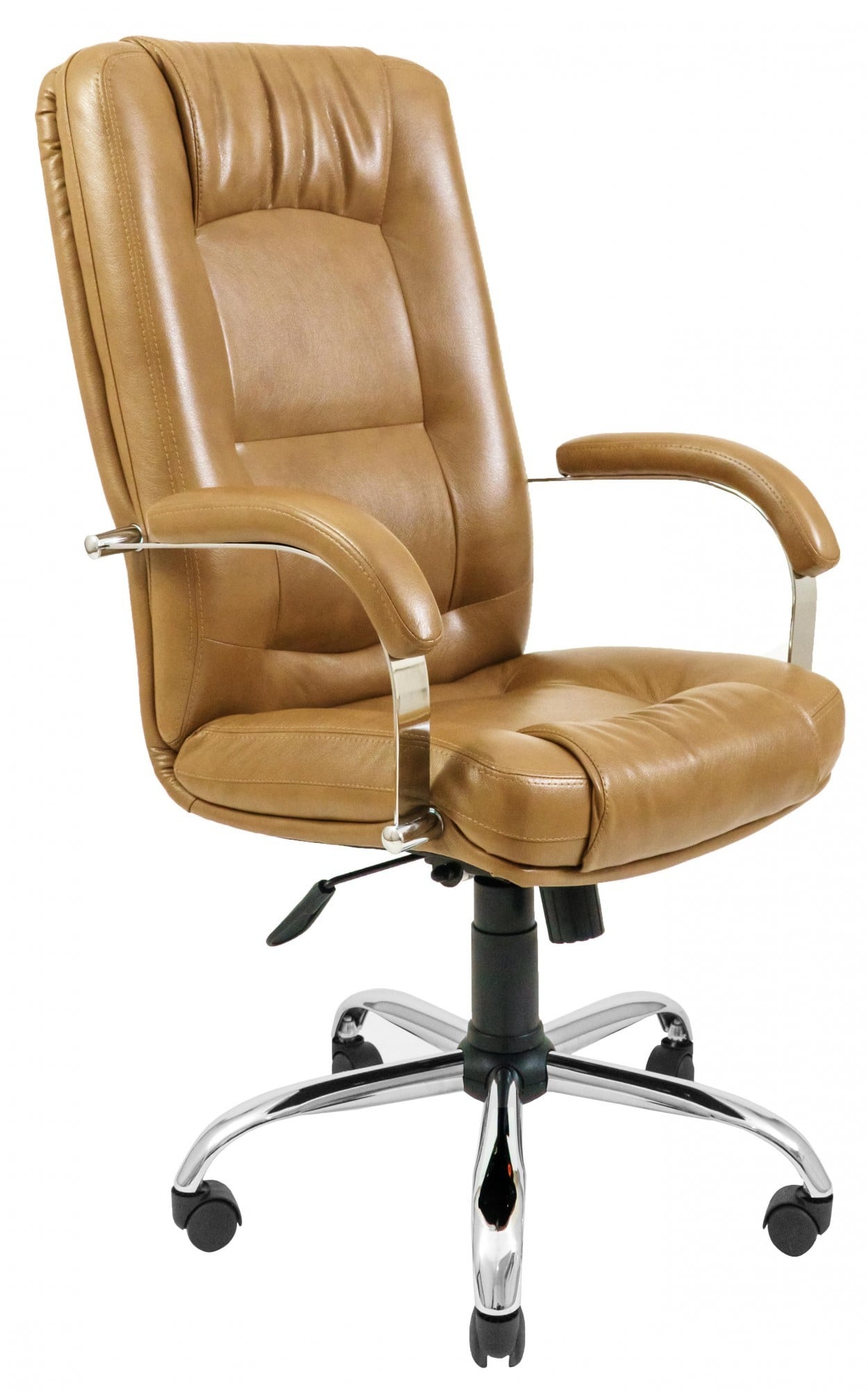 Офисное кресло руководителя Richman Альберто Титан М1 Tilt Светло-коричневый (6013ee22ee03ef61f515dc65)