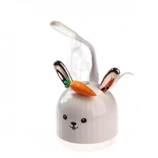 Зволожувач повітря з ліхтариком ProGaily Зайчик (NJ-006 white)