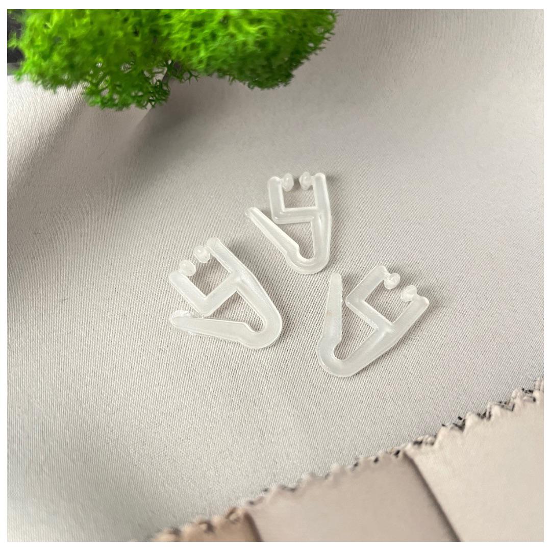 Гачки для штор Quadrum для алюмінієвих карнизів 200 шт. - фото 4