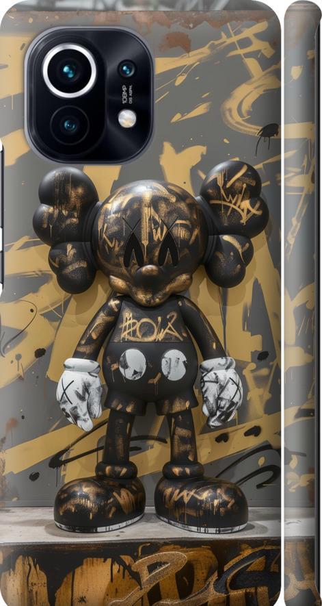 Чохол на Xiaomi Mi 11 Bronze kaws (6097m-2253-42517)