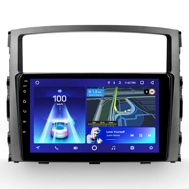 Автомагнитола штатная Teyes для Mitsubishi Pajero 4 V80 V90 2006-2014 Android CC2-PLUS 6+128G Wi-Fi/4G вариант A (1476059761)