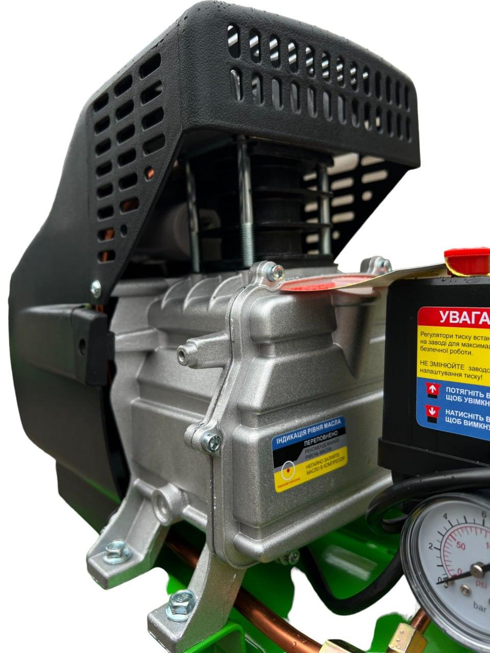 Компресор масляний Helper HPAC24L 215 л/хв 24 л 1,8 кВт - фото 4