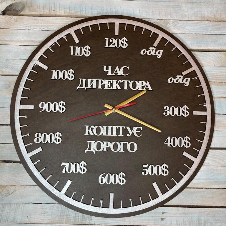 Часы настенные подарочные для директора/руководителя 30х30 см (HWD-A0491)