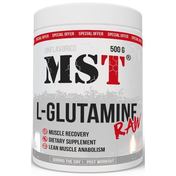 Глютамин для спорта MST Nutrition Glutamine RAW 500 г 100 порций (000023713) Глютамин для спорта MST Nutrition Glutamine RAW 500 г 100 порций (000023713)